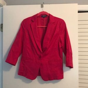 Clinton Kelly hot pink blazer